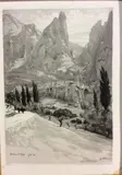 Moustier Sainte-Marie by Joanny Drevet, Lithographie, sold Mar 2019