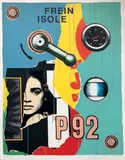 Frein isolé by Peter Klasen, Lithographie en couleur, sold Feb 2019