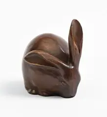 Lapin», une oreille dressée by Édouard-Marcel Sandoz, Epreuve en bronze; fonte d'édition de Susse signée, sold Nov 2018