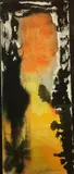 Décalcomanie orange by Georges Hugnet, Aquarelle, sold Nov 2018