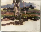 Sans titre by Jean Legros, Gouache, sold Oct 2023
