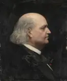 Leconte de Lisle by Jean-Joseph Benjamin-Constant, 1886, Toile, sold Oct 2023