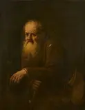 Pèlerin se reposant sur son bâton by Antonio Cifrondi, Toile, sold Sep 2023