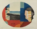 Sans titre by Max Papart, Gravure au carborundum et collage, sold May 2024