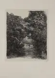 Le Gave. 1884 by Rodolphe Bresdin, Lithographie sur chine appliqué sur vélin, sold Feb 2023