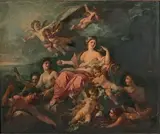 Le triomphe d'Amphitrite by Pierre-Jacques Cazes, Toile, sold Dec 2022