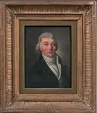 Portrait d'homme by Henri Nicolas van Gorp, Panneau, une planche, non parqueté, sold Dec 2022