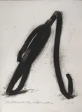 Undetermined Line by Bernar Venet, 1987, Lithographie sur papier, sold Feb 2023