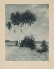 Les boulots dans la plaine, circa 1923/24 by Jan Lauschmann, Tirage au bromoil d'époque, contrecollé sur son passe-partout d'origine, sold Jan 2023