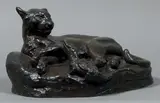 Jaguar by Edward Keymes, Bronze à patine brun-vert, sold May 2019