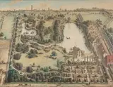 Vue des environs d'Utrecht by Jan Baptist De Noter, 1827, Aquarelle, plume et encre noire, sold Mar 2019