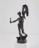 Jason et la Toison d'or by Alfred-Désiré Lanson, Epreuve en bronze à patine foncée, sold Apr 2023