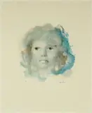 Sans titre - Visage by Léonor Fini, Lithographie, sold Dec 2021