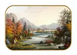 Indian River, C.W by Alfred Worsley Holdstock, Pastel, sold Oct 2021