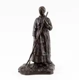 Maria Chapdelaine by Marc-Aurèle de Foy Suzor-Coté, Bronze à patine foncée, sold Oct 2021
