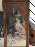 Au théâtre : le balcon by Allan Osterlind, Aquarelle, sold Feb 2020