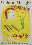 Le Fond Jaune by Marc Chagall, Affiche pour la Galerie Maeght, sold Nov 2019
