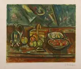 Pinchus KRÉMÈGNE (1890-1981). Nature morte by Pinchus Krémègne, Lithographie en couleurs, sold Nov 2019