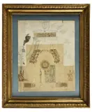 Projet de tribune pour la distribution des Aigles au Champ-de-Mars le 5 décembre 1806 by Charles Percier Bassant, Crayon noir, à la plume et à l’encre sur plusieurs feuilles de papier assemblées, sold Jun 2025