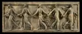 Relief dit les Danseuses Borghèse by Joseph Chinard, 1792, Terre cuite, sold Dec 2017