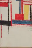 Composition abstraite by Peter Röhl, 1922, Pastel sur papier, sold Dec 2017
