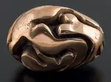 Sculpture, circa 1980 by Gabrielle Haardt, Bronze H_8 cm L_5 cm Exposition: Retrospective Gabrielle Haardt, Musée d'Ixelles, sold Dec 2017