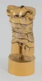 Sculpture “Mini-David” by Miguel Berrocal, 1969, Bronze doré, sold Dec 2017
