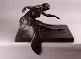 Femme ailée by Renée Baronin von Vranyczany, Bronze à patine brune, sold May 2021
