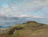 Paysage by Pierre Ernest Prins, Pastel signé en bas à droite, sold Mar 2014