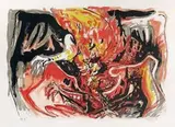 Coq by Édouard Pignon, 1969, Lithographie en couleurs, sold Mar 2014