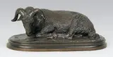 Le mérinos by Rosa Bonheur, Epreuve en bronze à patine brun nuancé, sold Mar 2014