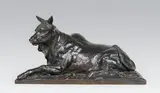 Zébu couché by Christophe Fratin, Epreuve en bronze à patine brun, sold Feb 2014