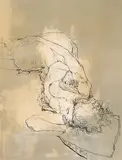 Femme allongée by Jean Jansem, Lithographie numérotée, sold Dec 2013