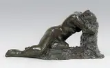 Solitude by Marie-Josèphe Bourron, Epreuve en bronze à patine nuancé vert, sold Dec 2013