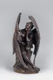 MEPHISTOPHELES by Jean-Jacques Feuchère, 1833, Epreuve en bronze à patine brun nuancé rouge, sold Sep 2013