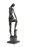 Estelle by Robert Couturier, Épreuve en bronze à patine brune, annotée sur le pourtour cylindrique de la base « Les Gal, sold Jun 2025