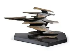 Contrepoint, (Contrapunto), 1958-1959 by Alice Penalba, Bronze à patine brune, sold Jun 2025