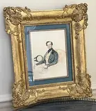 Portrait du Baron BRAUNECKER-BERIDZ à l’âge de 27 ans by Rudolf Gaupmann, 1845, Aquarelle signée et datée en bas vers la droite, sold May 2025