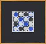 Composition by Antonio Assis, Gouache signée en bas à droite, sold May 2025