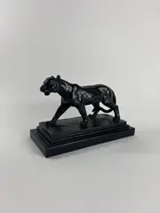 Jaguar qui marche sur une terrasse à gradins by Antoine-Louis Barye, Bronze garanti Paris JB déposé", sold May 2025