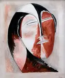 Tête by Henry de Waroquier, 1920, Gouache signée et datée en bas vers la droite, sold Jun 2007