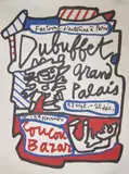 Grand Palais, Coucou Bazar, Festival d'automne by Jean Dubuffet, 1973, Lithographie en couleurs, sold Dec 2024