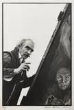 Jean Tinguely by Vera Isler, 1990, Photographie sur papier, sold Dec 2024