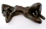 Femme nue allanguie (Aurore) by Jacques Le Nantec, 1990, Bronze patiné signé et numéroté, sold Dec 2024