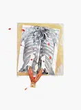 Composition anatomique avec thorax et bijoux by Daniel Spoerri, 1999, Lithographie offset, sold Dec 2024