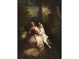 Narcisse Virgile Diaz De La Peña, Galante Szene
