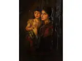 Mutter mit Kind by Franz von Lenbach, oil on panel, offered Jun 2026