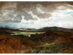 Polling by Frank Duveneck, 1848 Covington, Kentucky - 1919 Cincinnati & Ohio, oil on board, sold Apr 2016