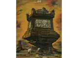 Il Sarcofago by Eugene Berman, oil on canvas, offered Sep 2024