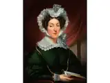 Portrait Einer Eleganten Dame by Jan Adam Kruseman, oil on canvas, offered Dec 2019